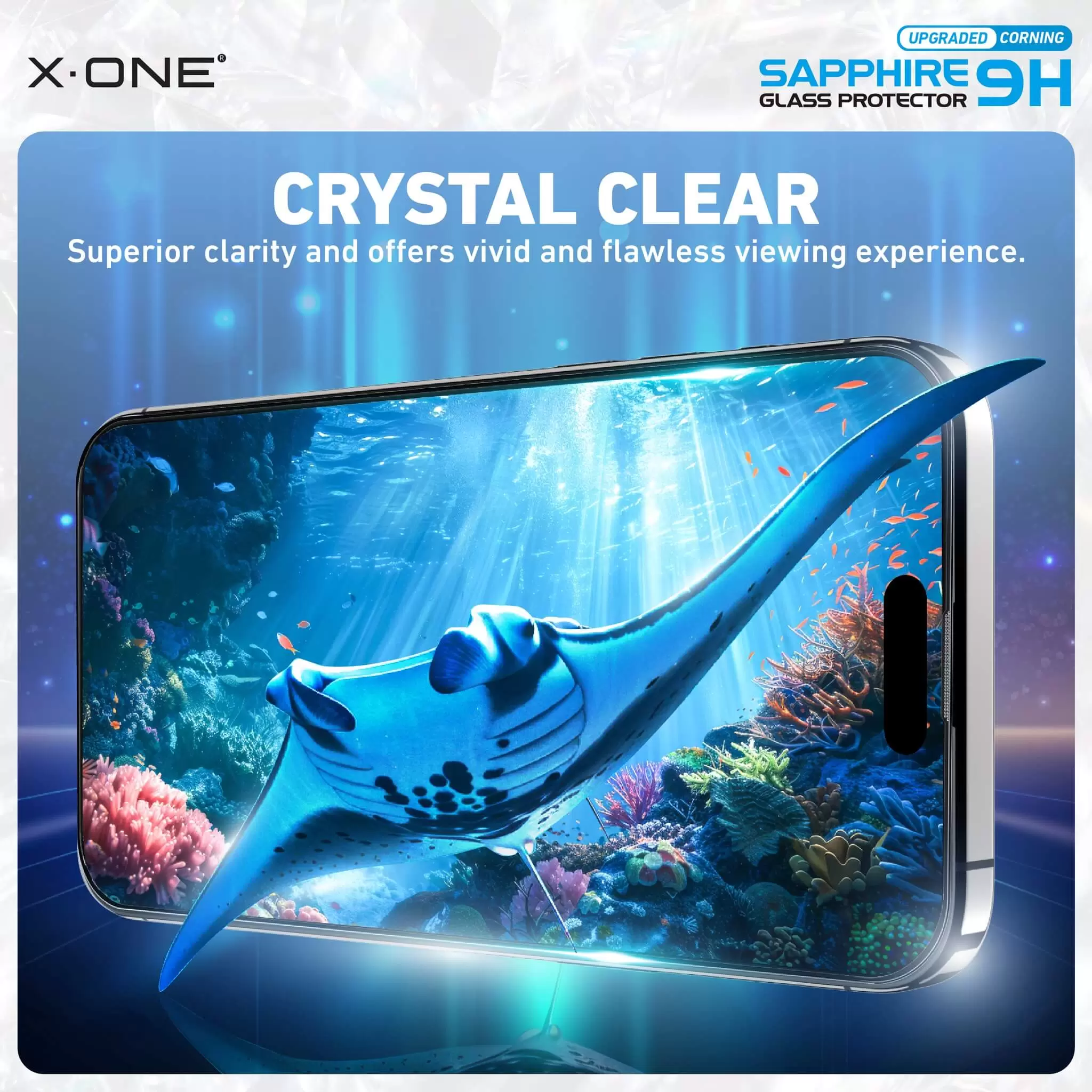 Protector de pantalla de cristal de zafiro Corning 9H actualizado
