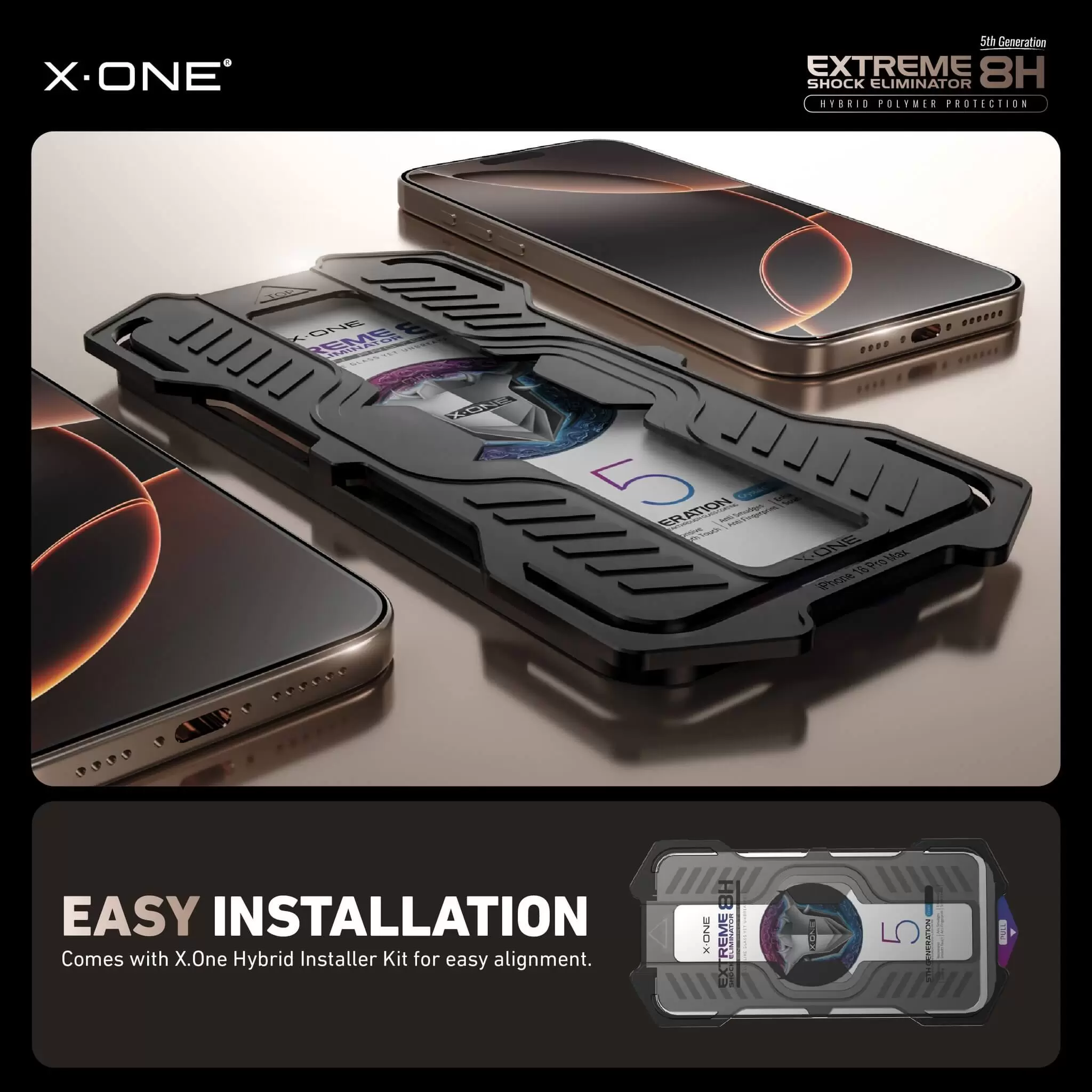 Extreme Shock Eliminator 8H con kit de instalaci&oacute;n - Matte Gaming