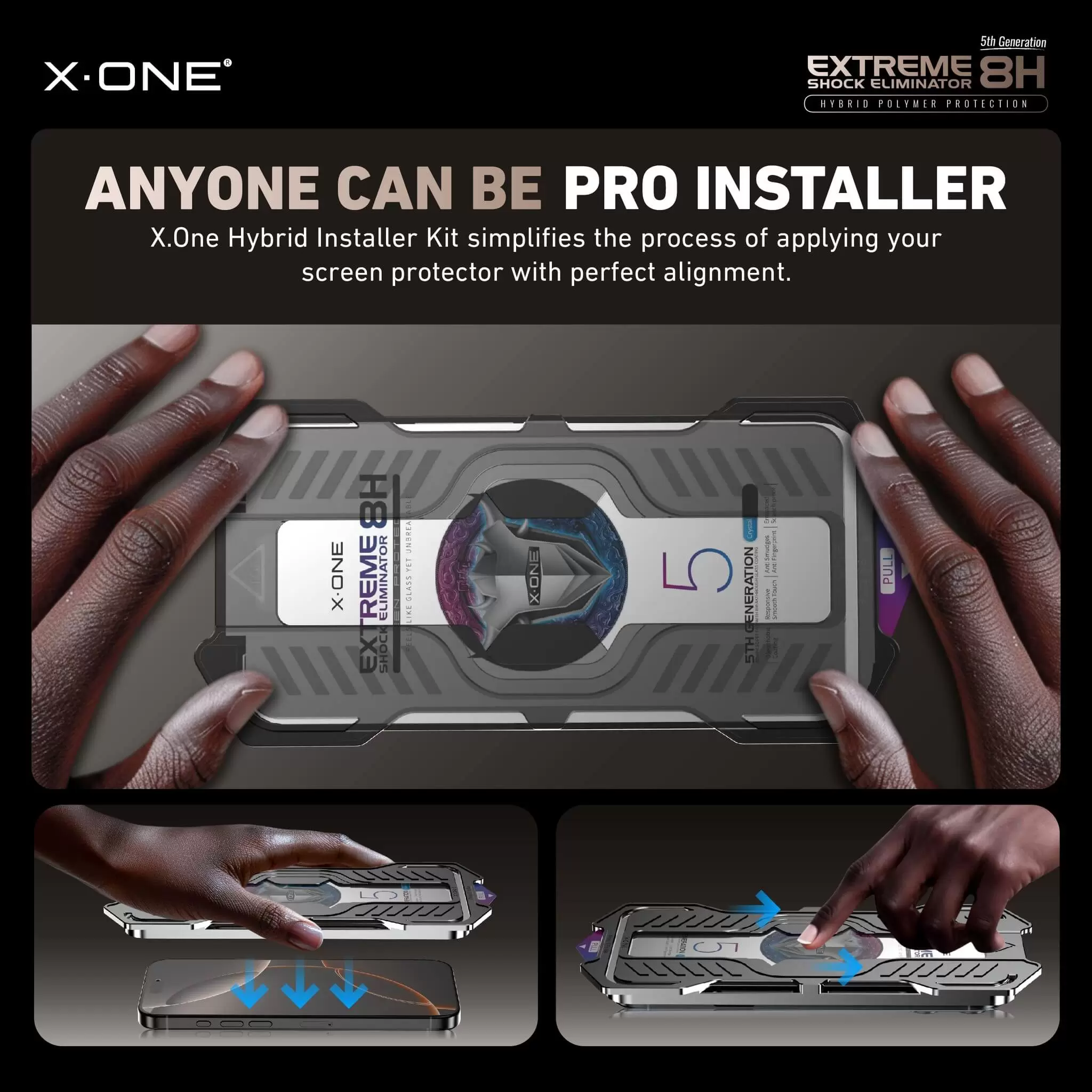 Extreme Shock Eliminator 8H con kit de instalaci&oacute;n - Clear HD