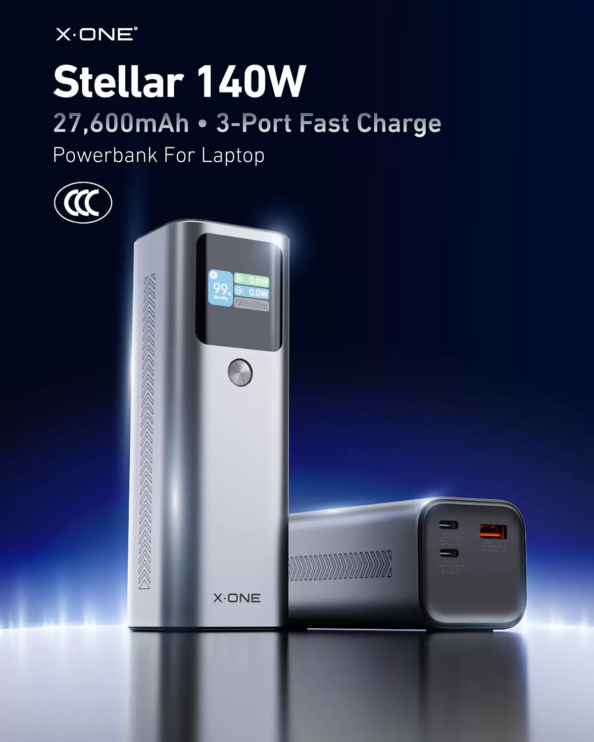 Bater&iacute;a externa estelar de 140 W y 27600 mAh