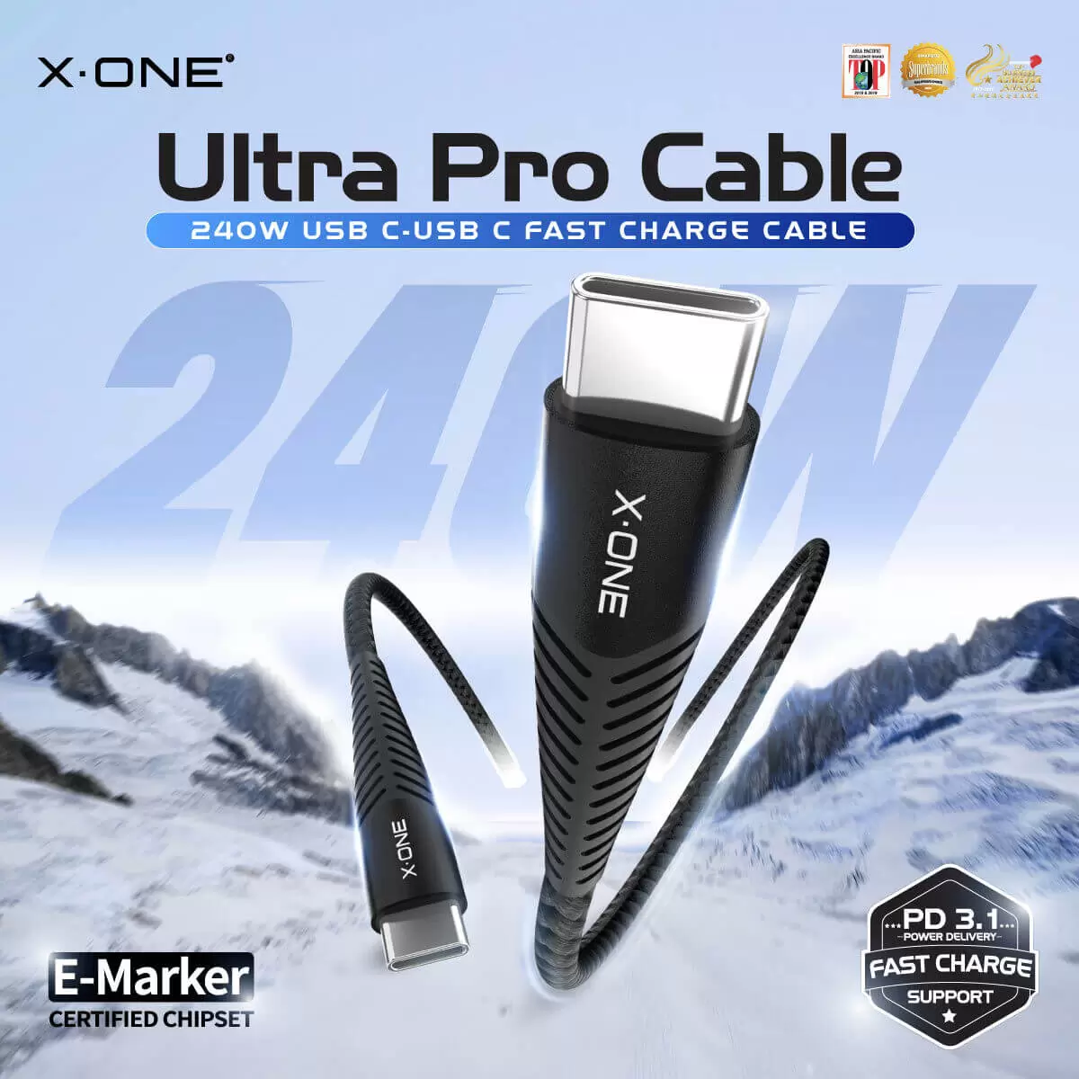 Cable Ultra Pro 240W C a C